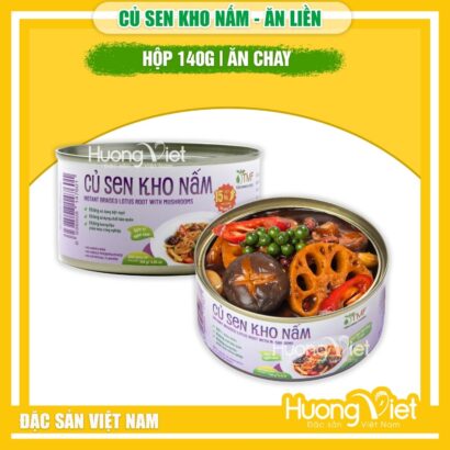Củ sen kho nấm đông cô chay Tâm Minh Foods 140g