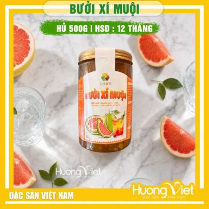 Nước cốt bưởi xí muội vị chua ngọt tự nhiên 123 Farm (Hũ 500g)