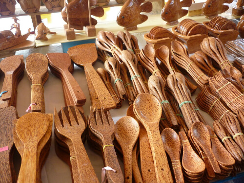 Muỗng làm bằng dừa