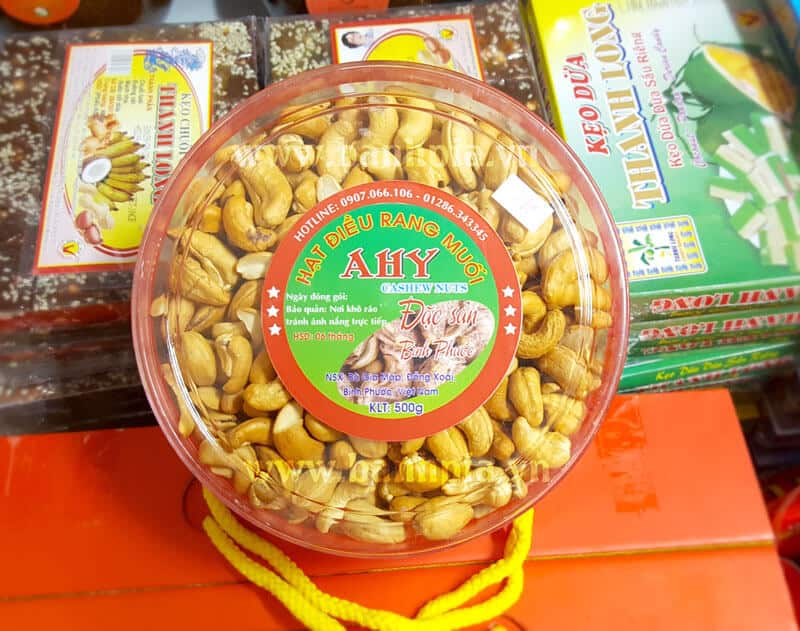 Hạt điều rang muối đặc sản Bình Phước