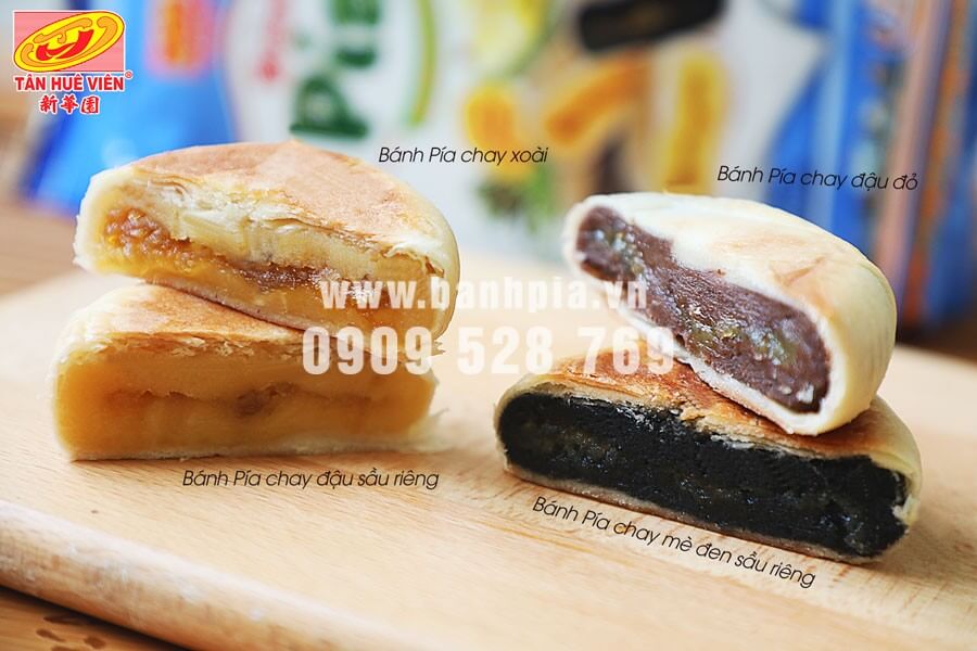Bánh pía chay thập cẩm Tân Huê Viên 400gr