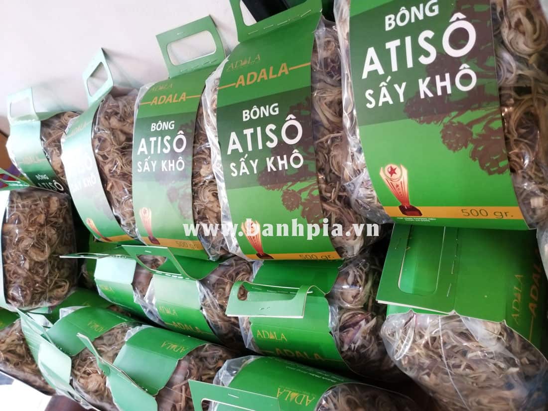 bông atiso sấy khô