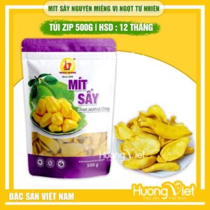 Mít sấy nguyên miếng xuất khẩu Cánh Dày Giòn Ngọt túi 500g