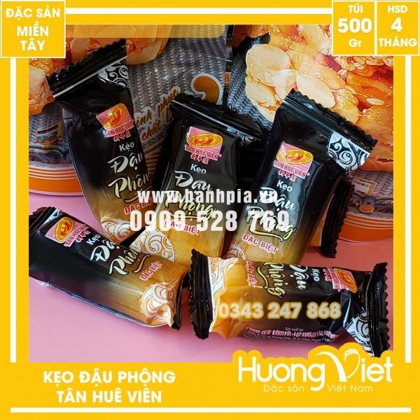 Kẹo đậu phộng đặc biệt Tân Huê Viên 400gr