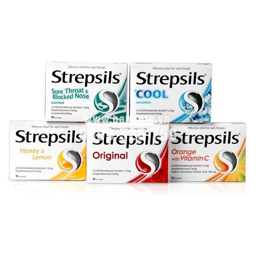 Kẹo ngậm đau họng Strepsil - Công dụng và thành phần?