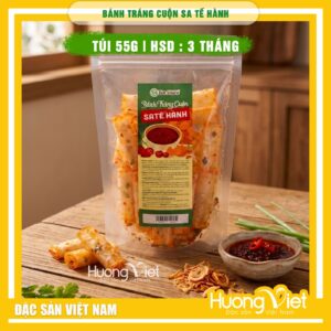 Bánh tráng cuộn SA TẾ HÀNH Tân Nhiên - Túi 55g