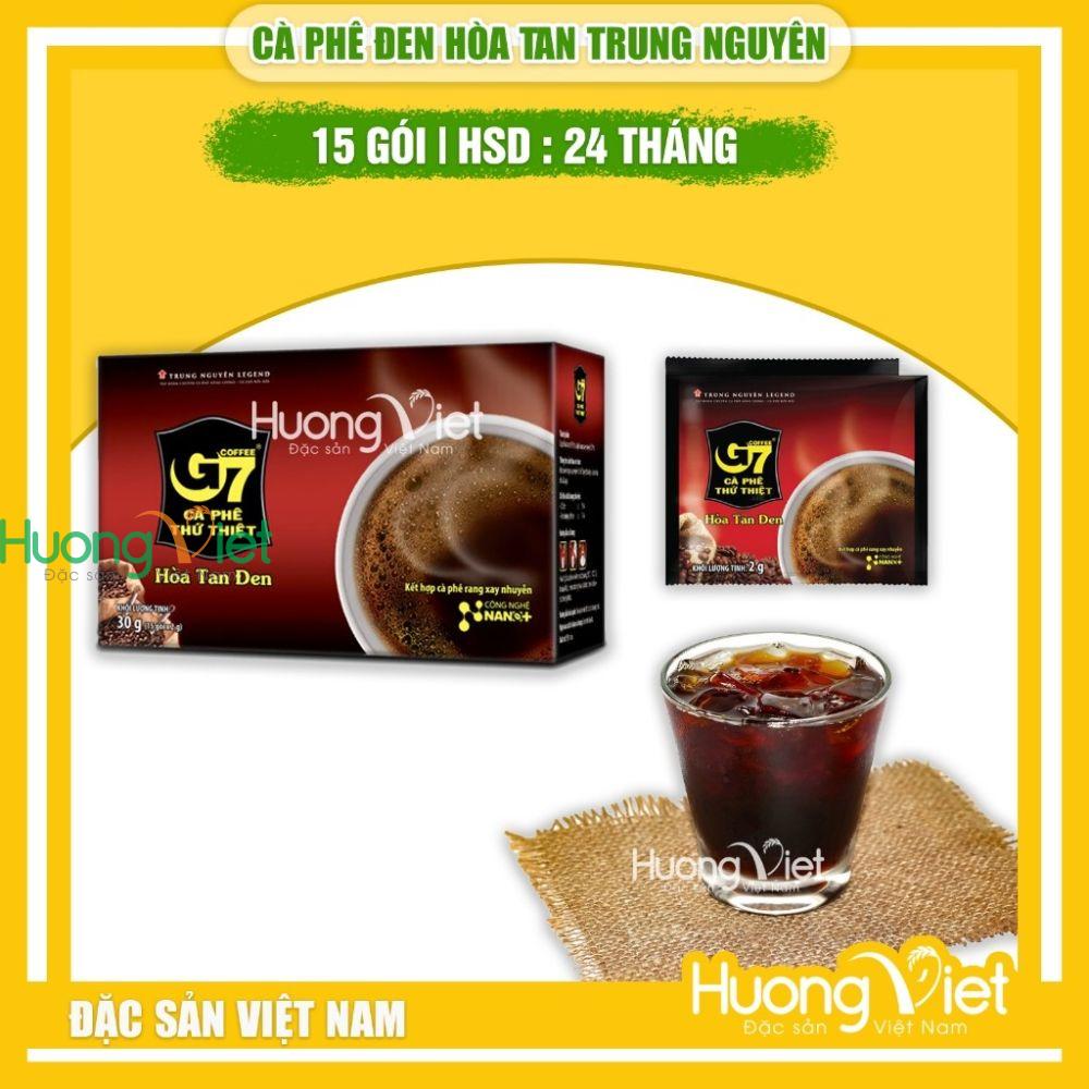 Cà phê đen hòa tan G7 - hộp 15 gói