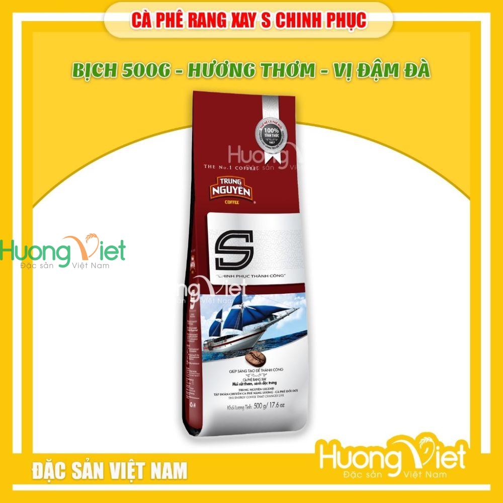 Cà phê rang xay S chinh phục 500gr Cà phê rang xay S chinh phục 500gr