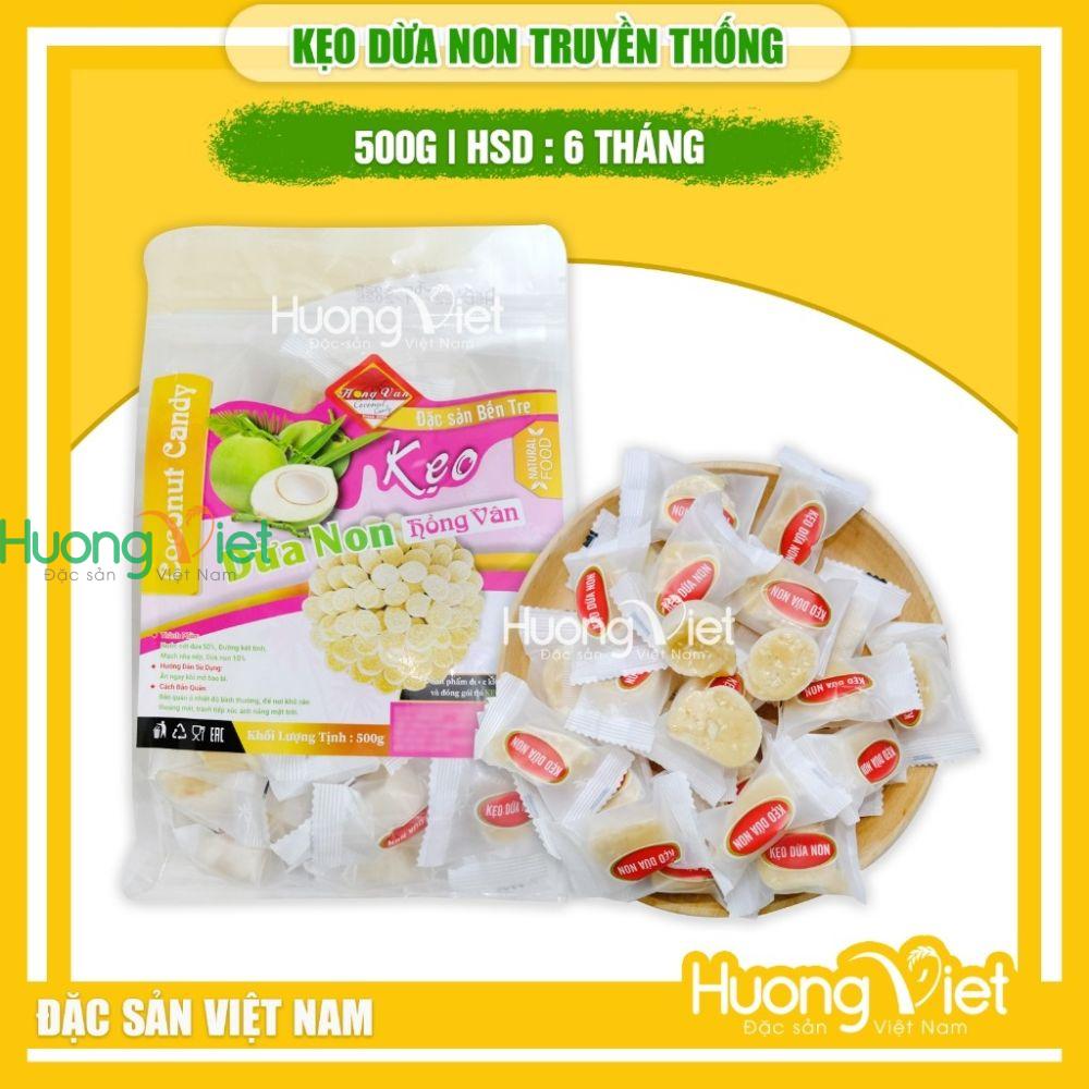 Kẹo dừa non vị truyền thống - túi 500g