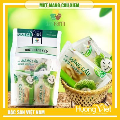 Mứt mãng cầu xiêm sấy dẻo chua ngọt 123Farm – Túi 270g