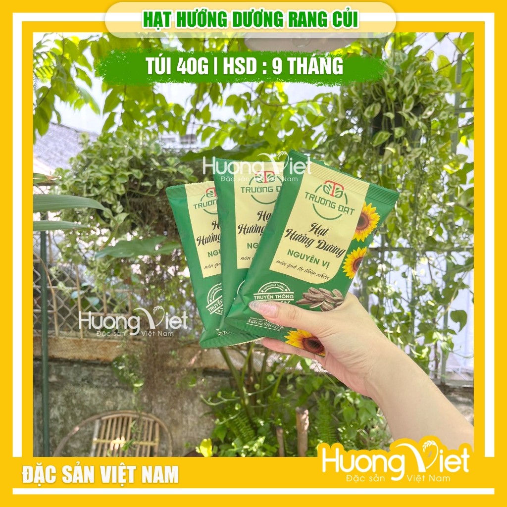 Hạt hướng dương nguyên vị Trường Đạt (Túi 40g) Hạt hướng dương nguyên vị Trường Đạt (Túi 40g)
