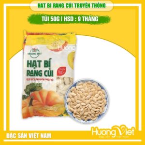 Hạt bí rang củi vị muối truyền thống Trường Đạt - Túi 50g