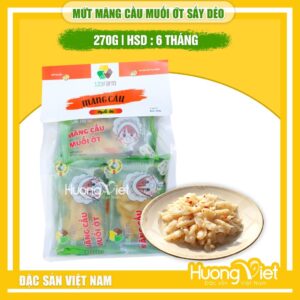 Mứt mãng cầu xiêm sấy dẻo muối ớt cay mặn 123Farm – Túi 270g