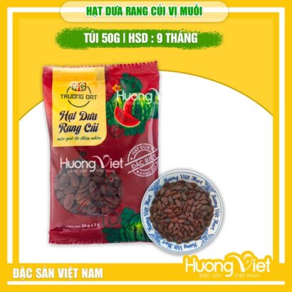 Hạt dưa sạch rang củi vị muối Trường Đạt (Túi 50g)