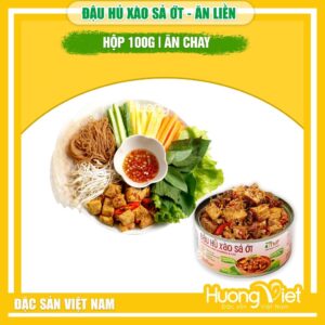 Đậu hũ xào sả ớt chay Tâm Minh Foods 100g