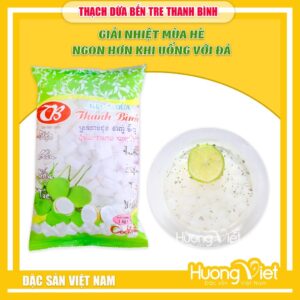 Thạch dừa Bến Tre hương vải hiệu Thanh Bình ( Túi 1kg )