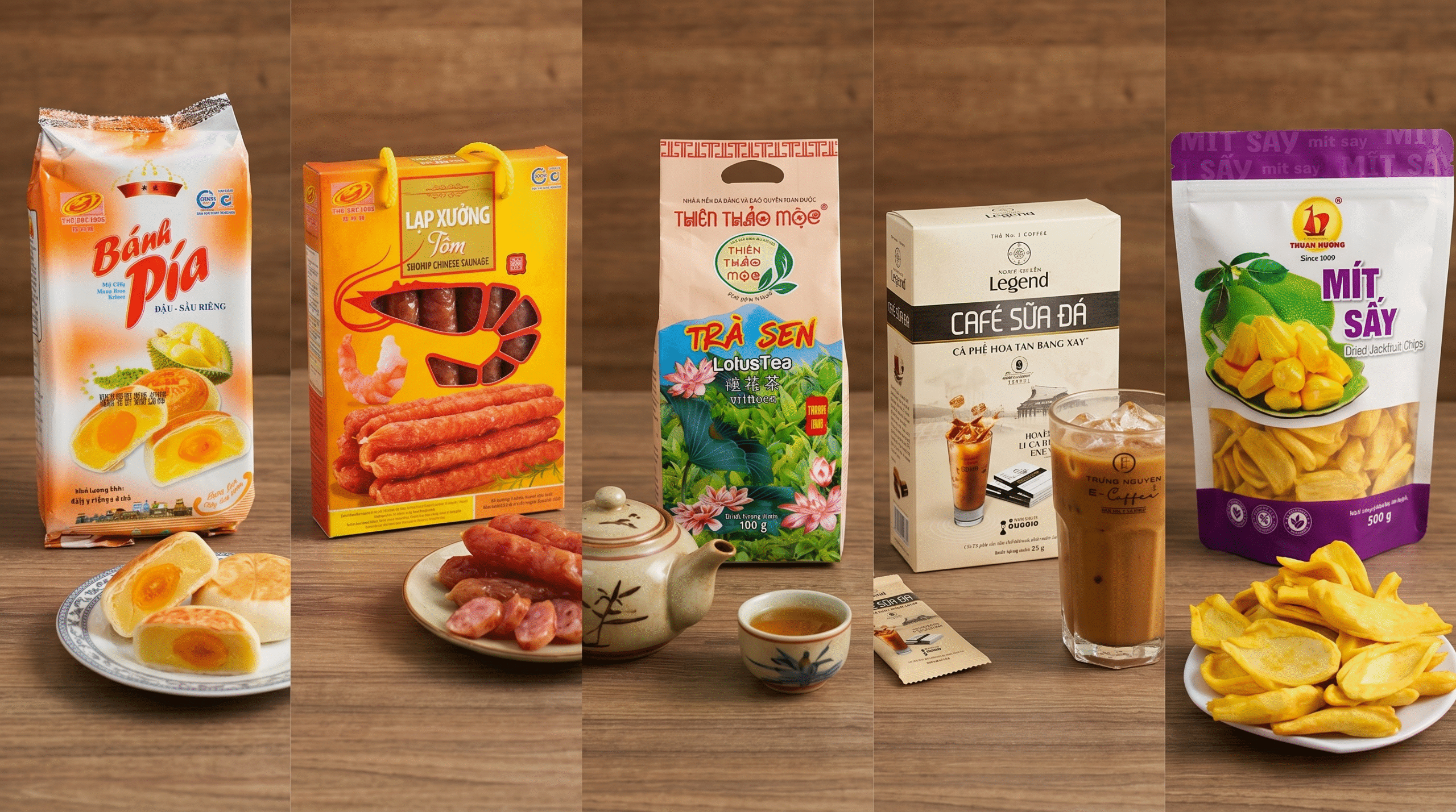 Các dòng sản phẩm bán chạy ở Hương Việt Mart dưới 500k khi lựa chọn đồ đặc sản mua sắm.