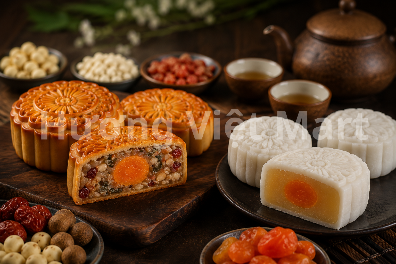 Hai phong cách, hai trải nghiệm. Nhưng cùng chung một nhiệm vụ: gói trọn hương vị của một mùa trăng tròn.