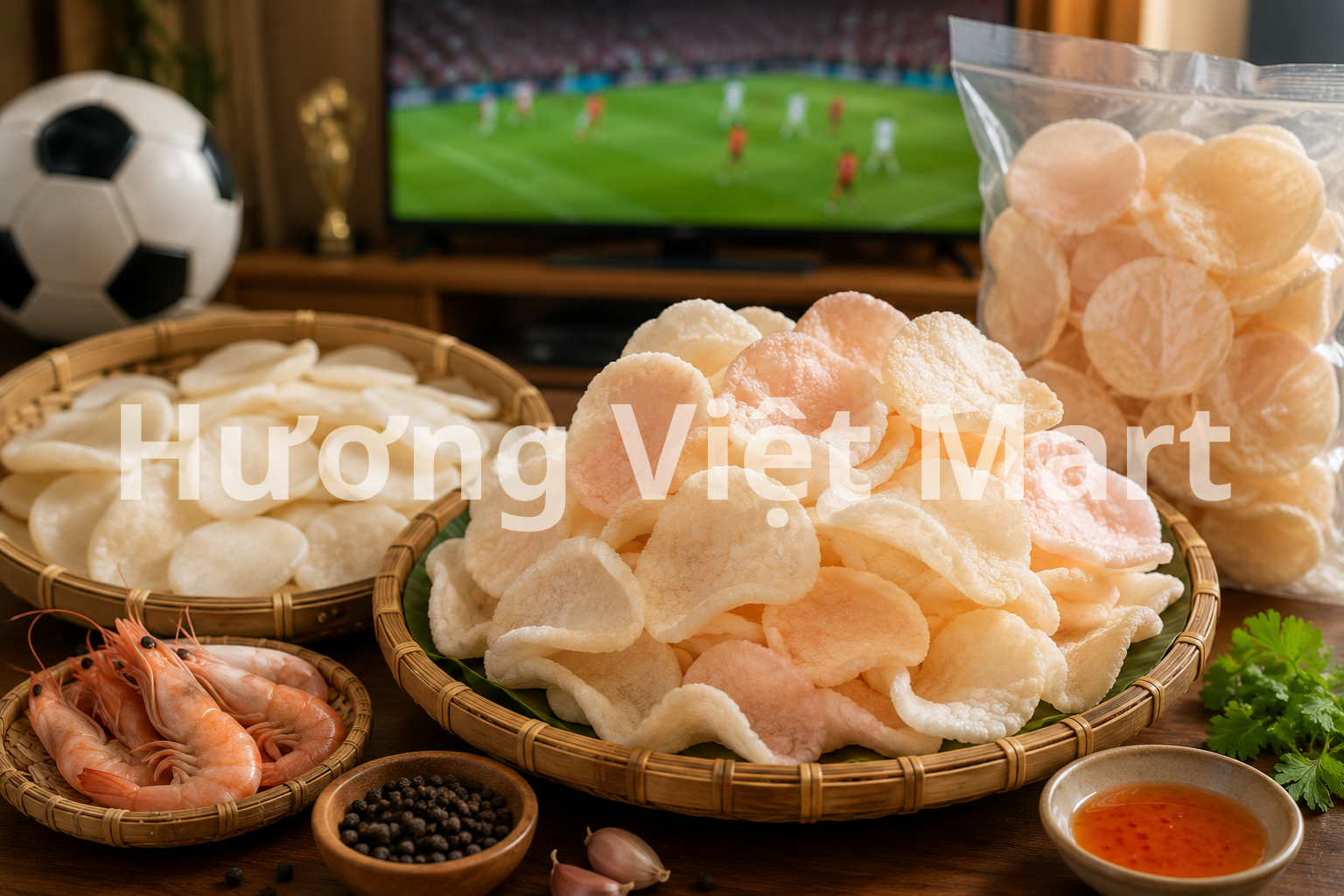 Lựa chọn bánh phồng tôm đúng vị, đúng chuẩn hoà nhịp cùng trận World Cup 2026.
