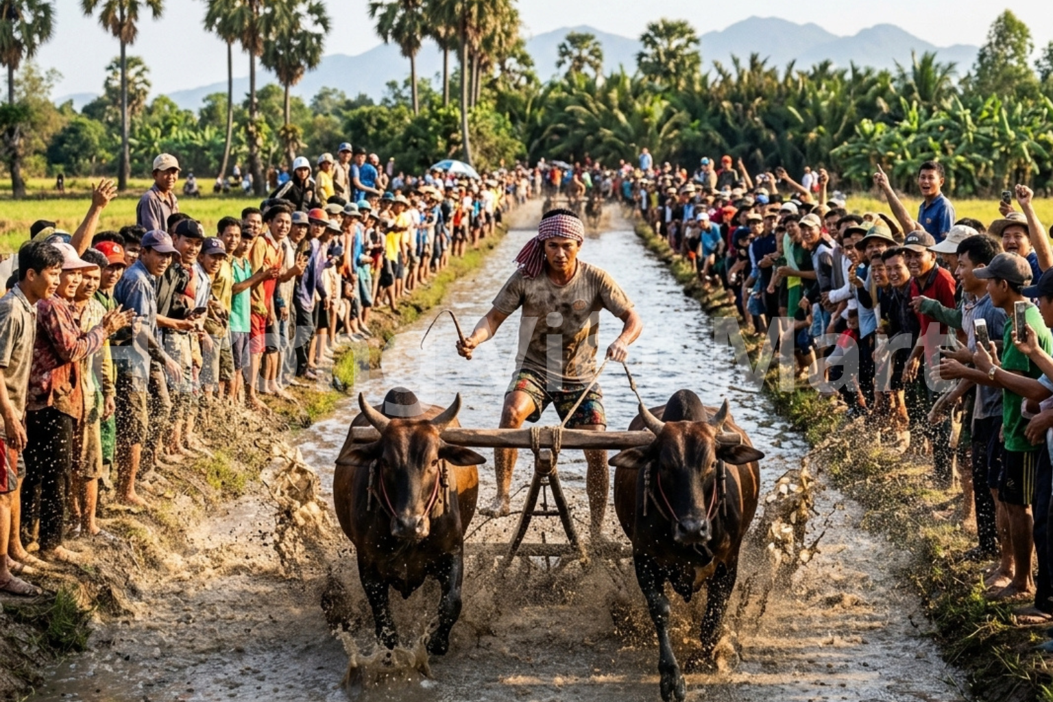 Đua bò Bảy Núi còn là dịp để cộng đồng Khmer thể hiện sự gắn bó với nông nghiệp lúa nước và tinh thần thượng võ được truyền qua nhiều thế hệ.
