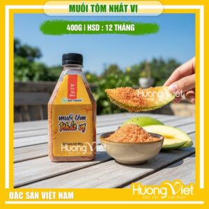 Muối tôm Tây Ninh Nhất Vị - Đặc sản chính gốc (Hũ 400g)