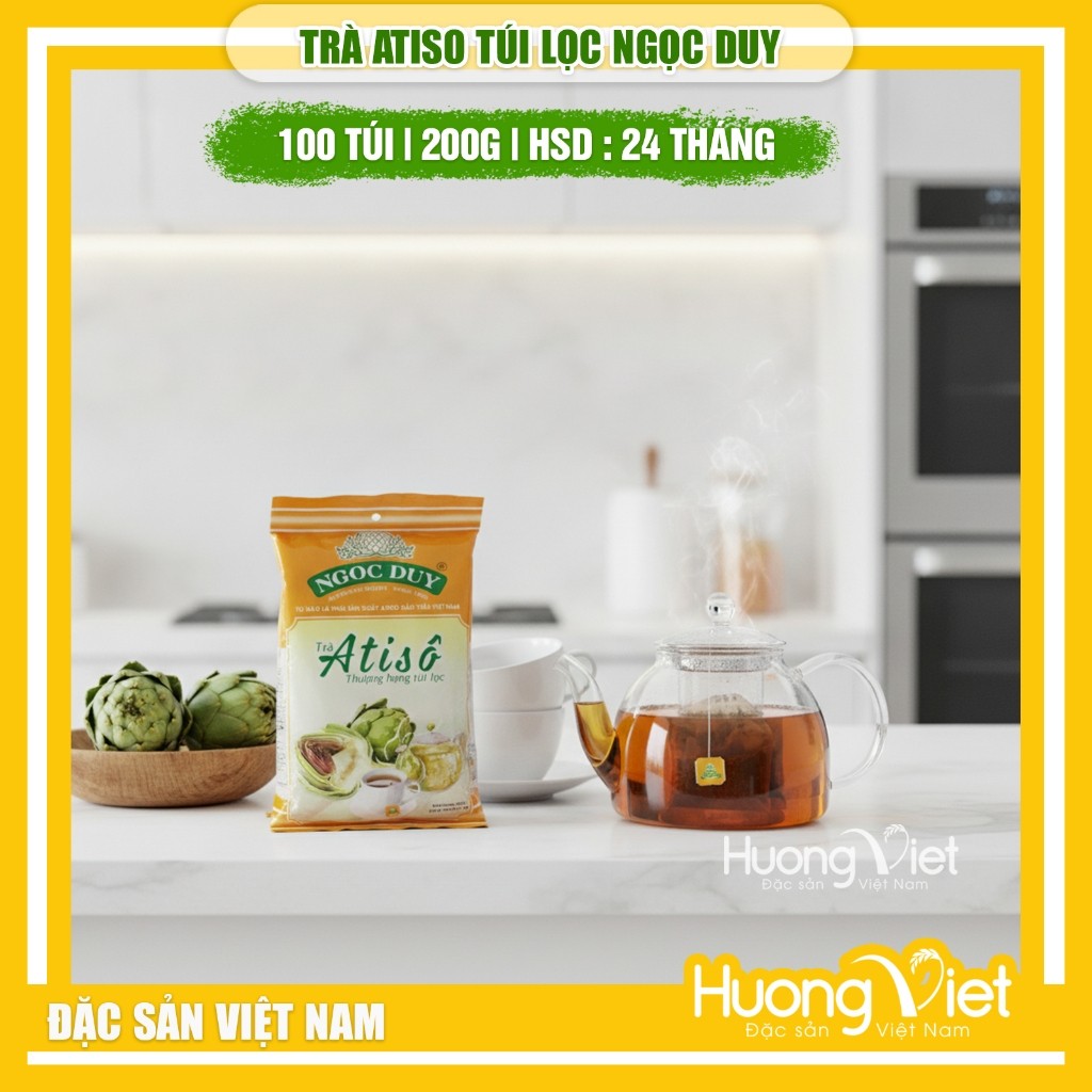 Trà Atiso nguyên chất Đà Lạt - Ngọc Duy (Túi 200g) Trà Atiso nguyên chất Đà Lạt - Ngọc Duy (Túi 200g)