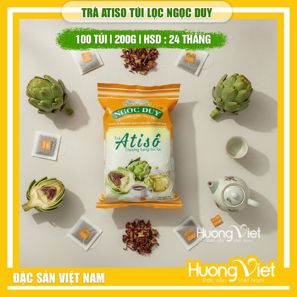 Trà Atiso nguyên chất Đà Lạt - Ngọc Duy (Túi 200g) Trà Atiso nguyên chất Đà Lạt - Ngọc Duy (Túi 200g)