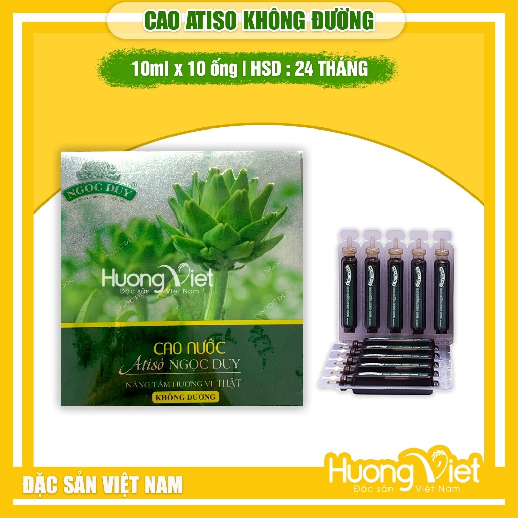 Cao nước Atiso Đà Lạt không đường Ngọc Duy (Hộp 10 Ống) Cao nước Atiso Đà Lạt không đường Ngọc Duy (Hộp 10 Ống)