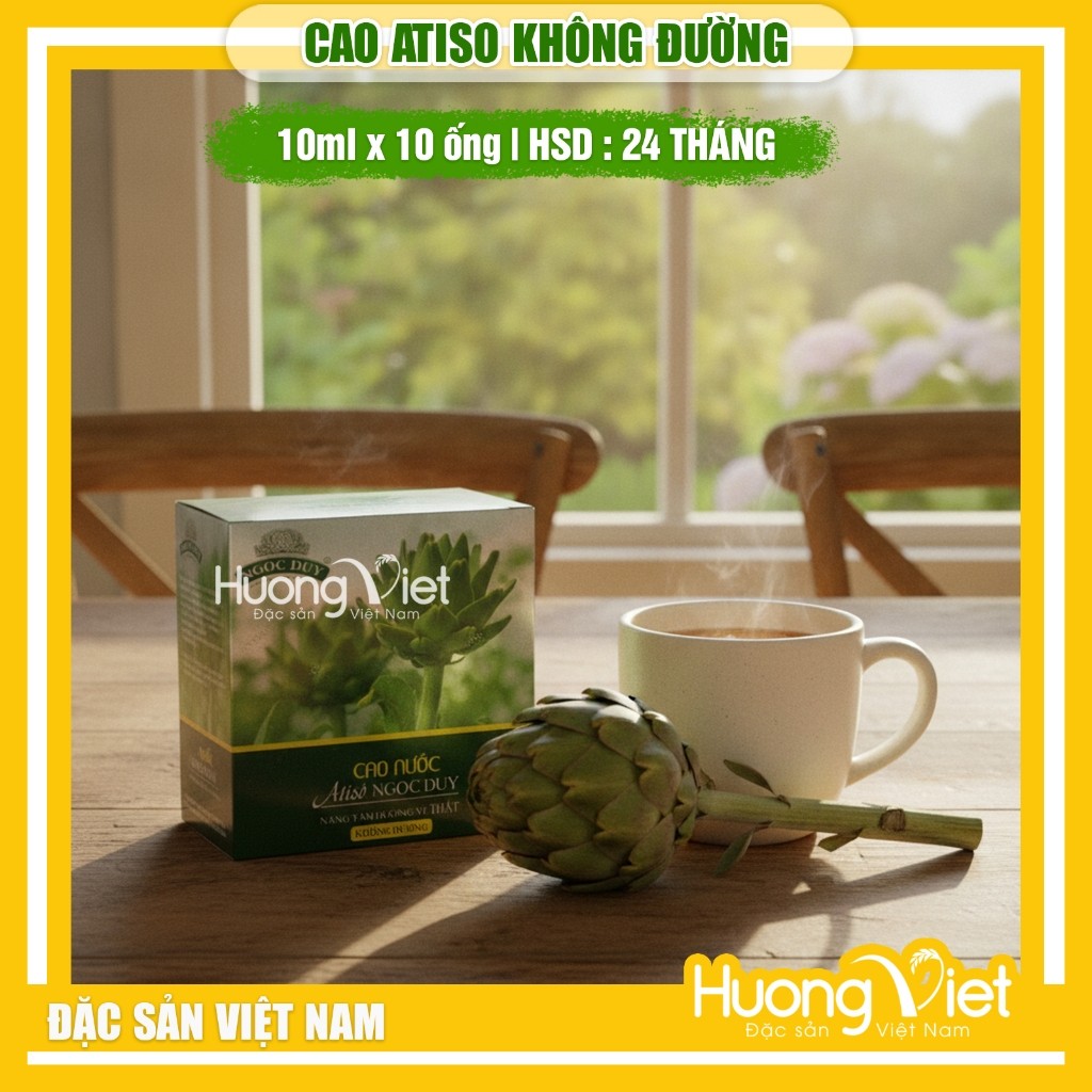 Cao nước Atiso Đà Lạt không đường Ngọc Duy (Hộp 10 Ống) Cao nước Atiso Đà Lạt không đường Ngọc Duy (Hộp 10 Ống)