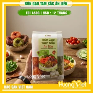Bún gạo Tam Sắc ăn liền Tâm Minh Foods - Túi 450g