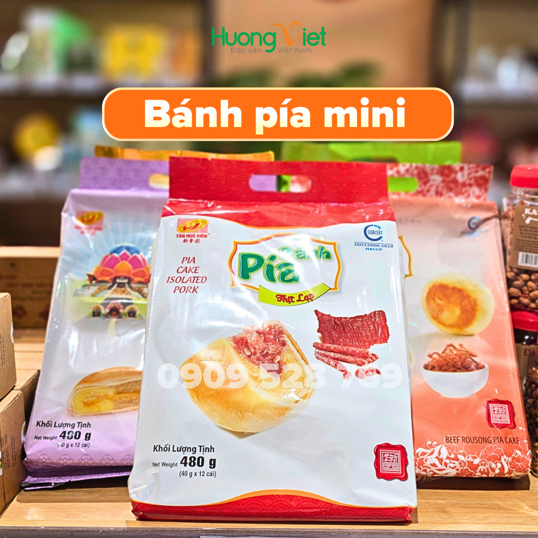 Bánh pía Sóc Trăng Tân Huê Viên mini túi 480g